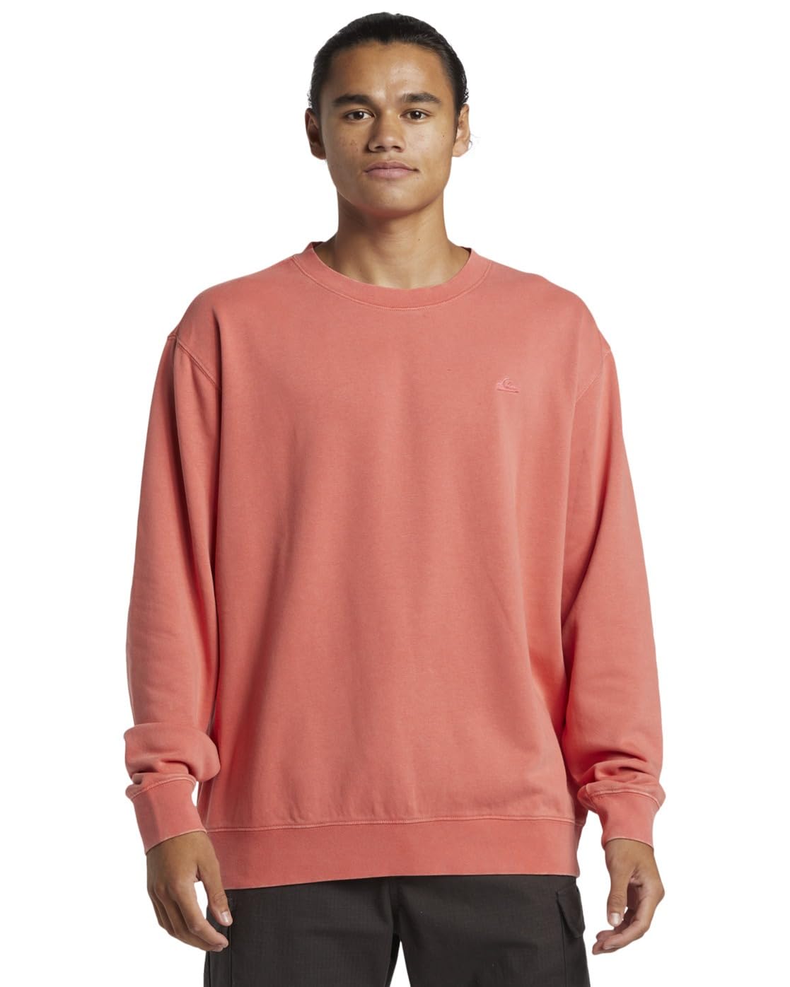 Quiksilver Men's Spiced Coral Salt Water - Pullover Sweatshirt For - Pullover Sweatshirt - Pink