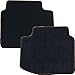 Floor Mat Compatible with 1996-2000 Honda Civic, EK Logo Factory Fitment Front & Rear Nylon 4PC Car Floor Carpets Carpet Liner by IKON MOTORSPORTS, 1997 1998 1999