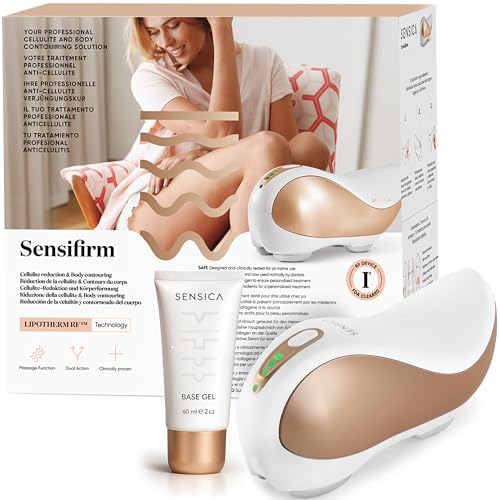 Sensica Sensifirm Radio Frequency Skin Tightening Device for Body – RF Body Sculpting Tool for Thighs & Buttocks, Firming & Smoothing, Cellulite Remover For Legs, At-Home Skincare Machine