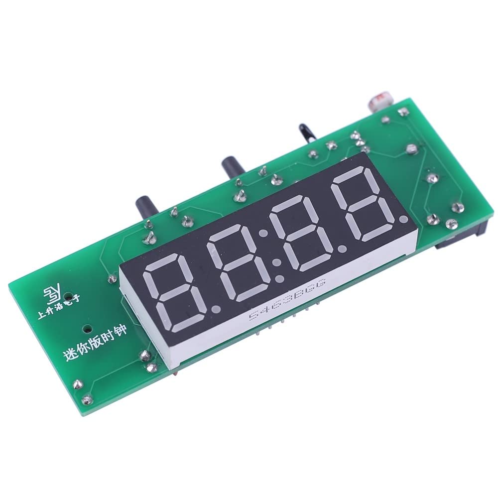 DIY Elektronische Sprachuhr Kit – 4-stelliges Digitaldisplay, Lötset Für Anfänger, Mit Wecker