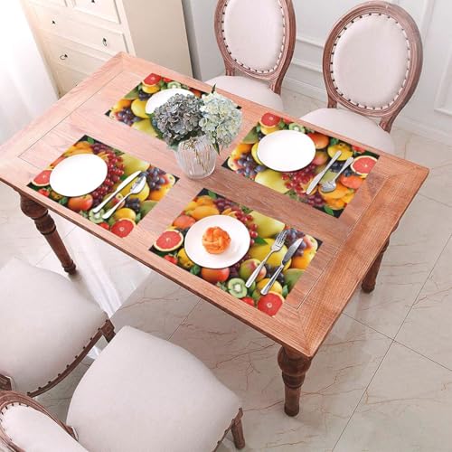 Sets de table anti-tache lavables pour préserver vos tables - 8