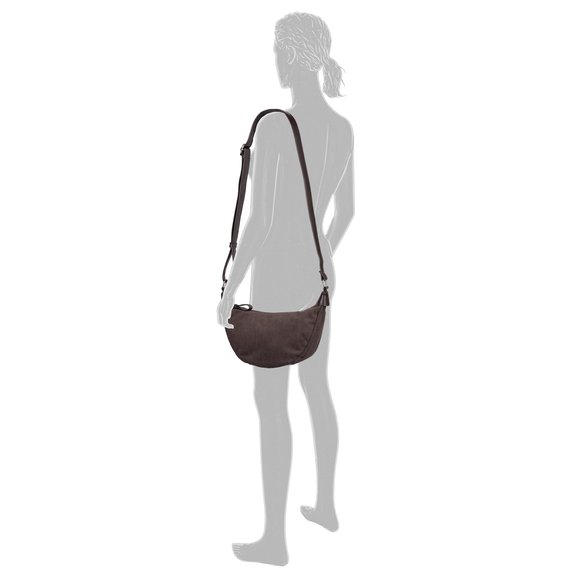 TOM TAILOR Denim Liriel Damen Handtasche Crossbody Bag Dunkelbraun