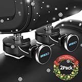 MEIDI Magnetic Headrest Mount, Universal Phone Holder, Car Backseat Hanger Hook Organizer Compatible With All Smart Phones Tablets GPS and eReaders (Sliver-2Pack)