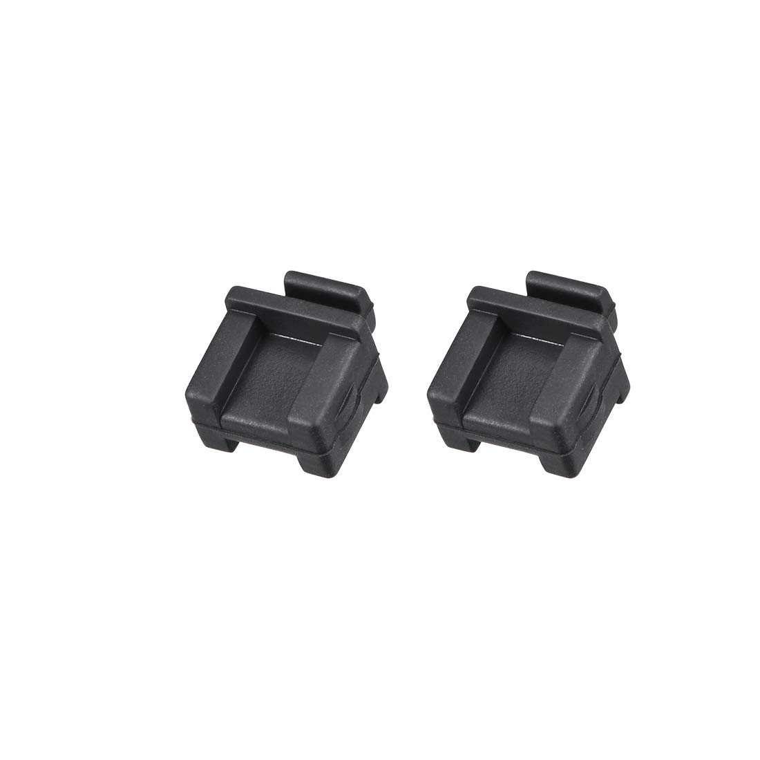 sourcing map 5 szt. SFP przyłącze osłona silikonowa osłona przeciwpyłowa 14 mm x 12 mm x 17 mm czarna