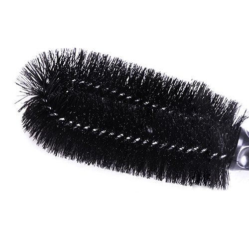 Wheel Hub Scrub Brush Car Vehicle Motorcycle Wheel Hub Tire Rim Scrub Brush Washing Cleaning Tool Cleaner Durable Auto Parts Car Accessories 1# - Thumbnail 4