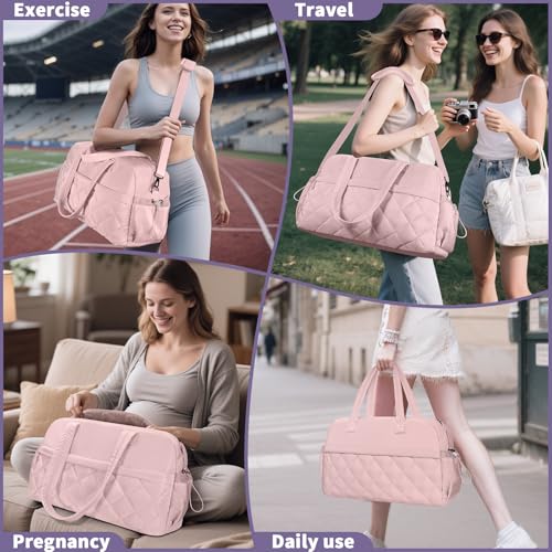 Carry On Luggage Suitcase/Puffer Duffle Bag3