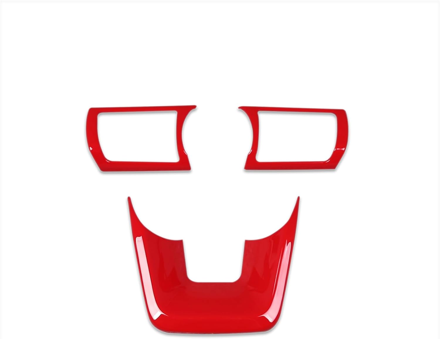 Beautost Fit for Nissan New Kicks 2025 2026 Wheel Steering Trim Panel Cover Trims (Red)