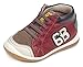 Garvalín Unisex Baby 171320 Lauflernschuhe, Rot (rot / taupe / Wildleder / Rauhleder), 20 EU