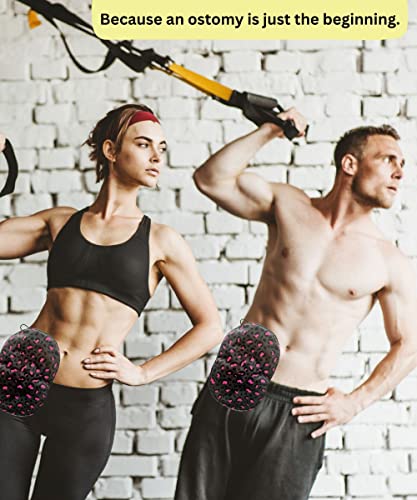 Mybud Fun Ostomy Bag Covers | Waterproof Colostomy Bags Covers For Women And Men | Adjustable Flange Opening Ostomy Bag Support | Reusable Stoma Pouch Cover | Ostomy Supplies | 2 Pieces | P01 #TOP2
