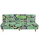 Material Elástic: Fibra de poliéster + spandex. Flexible y suave, es cómodo y secado rápido, duraderas, se adapta a más muebles de estilo como sofá de tela o sofá de cuero. Nota: Esta funda de sofá es compatible con los tipos de sofás cama ya mencionados sin reposabrazos, verifica bien el tipo de tu sofá cama.