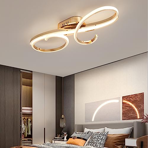 Lustre plafonnier moderne dimmable avec télécommande chrome pour salon - 4