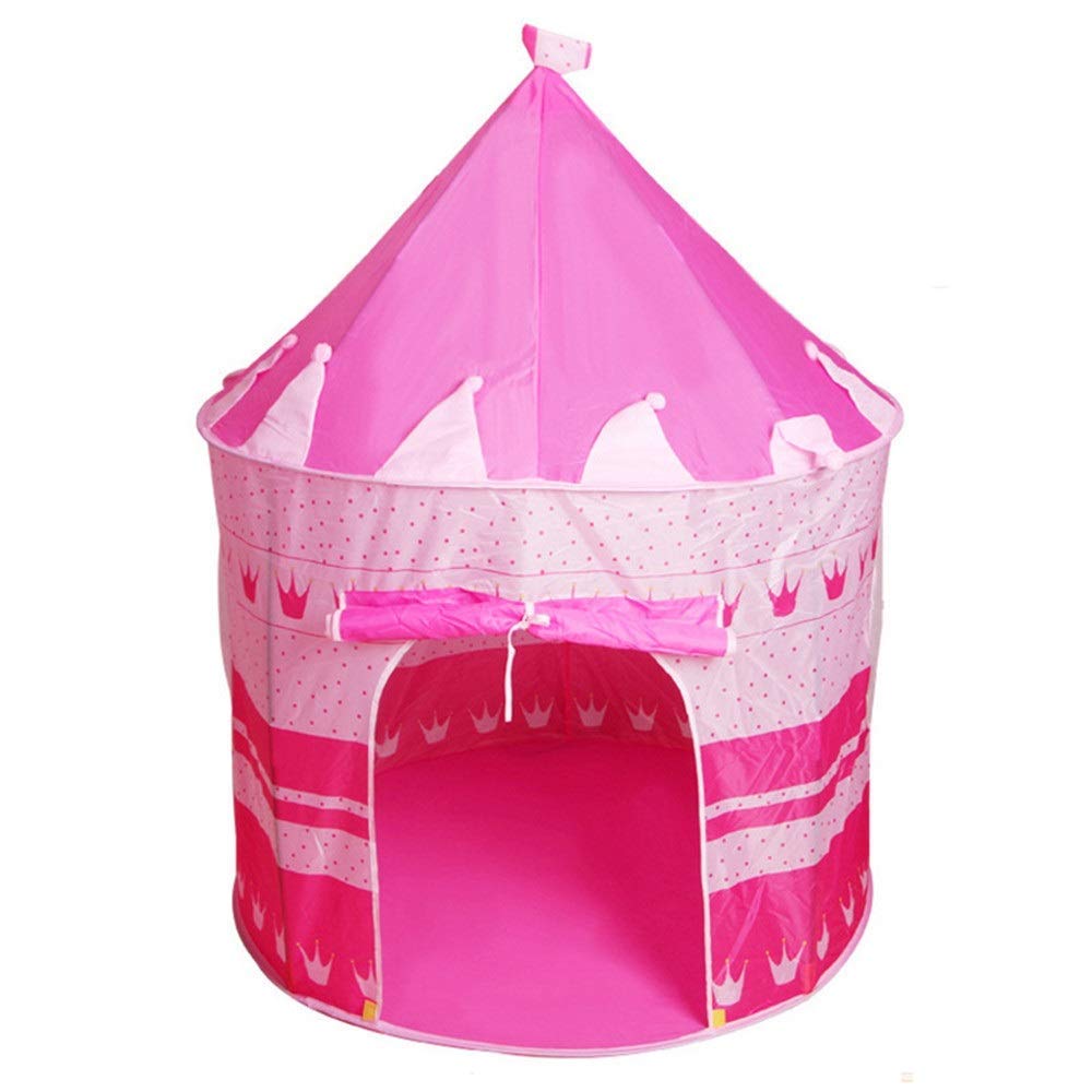 HYY-YY Children Play Tent Children's Game Magic Castle Indoors Or Outdoors & Play Game Tent Blue Or Pink Boys And Girls Toys for Girls/Boys Kids (Color : Blue) (Color : Pink)