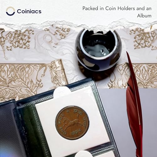 Image of COINIACS 6 Years And Up Rare Historic Gift Set Of 8 Coins, British India Collectable Copper Coins In Excellent Condition For Gifting And Collection