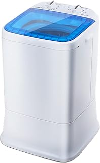 WLL-DP Mini Machine À Laver Compacte De Ménage, Rondelle Portative Durable De Baril Simple, pour La Caravane De Voyage De Dortoir D'appartement