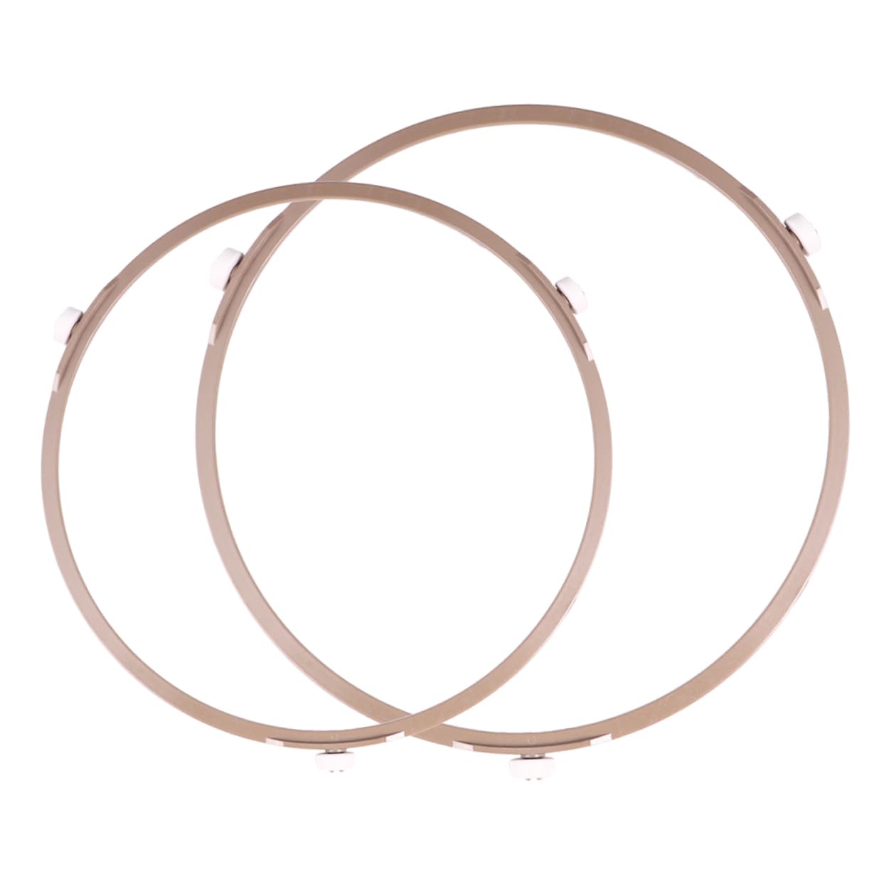 DOITOOL 2pcs Microwave Turntable Ring Turntable Ring for Microwave Oven Microwave Oven Turntable Holder Microwave Oven Tray Turntable for Microwave Turntable Replacement Wheel Plastic