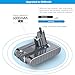Bonacell 6.0Ah 21.6V Replacement for Dyson V6 Battery Compatible with 967810-23 VTC4 SV03 SV04 SV05 SV06 SV07 SV09 DC58 DC59 DC61 DC62 DC72 Animal V6 Absolute V6 Motorhead Handheld Vacuum + 2 Filters