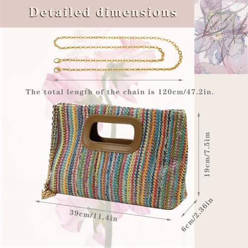 woman knitted clutch bag for holiday leisure messenger bag4