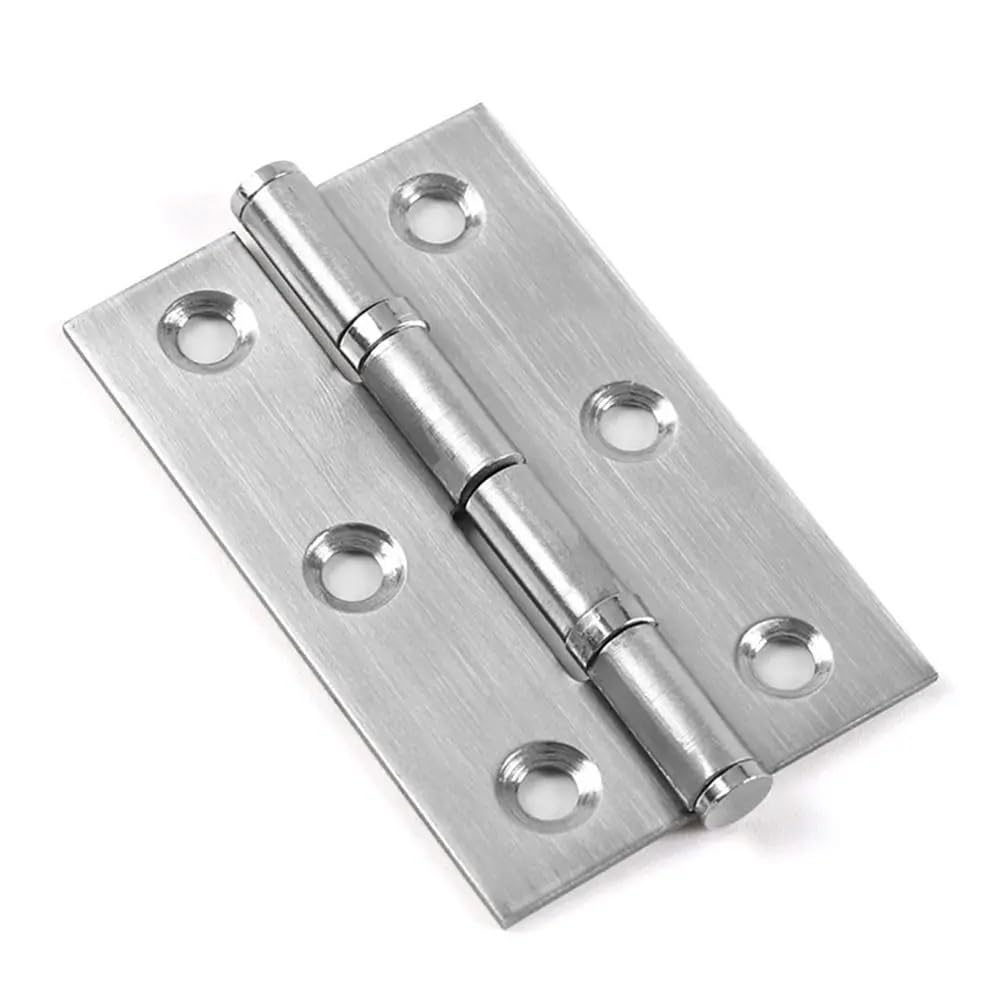 Udhsnjzg 2 Inch Door Hinges 1Pair/2Pcs Window Accessories Door Hinges 270 Degree Cross Hinge Stainless Steel Mute Furniture Hardware(2 Inch)