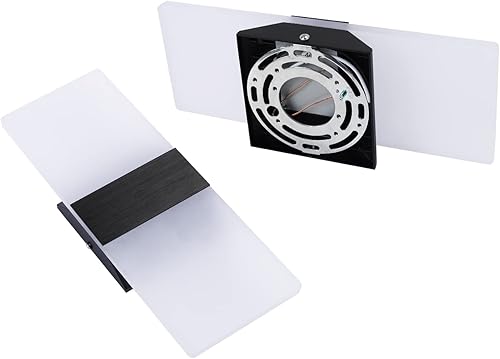 Miniatura 6 de TRLIFE Apliques de pared LED regulables, modernos apliques de pared, juego de 2 luces montadas en la pared de 12 W, 3000 K, blanco cálido,