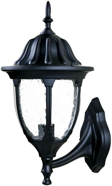 Acclaim 5062BK Suffolk Collection 1-Light Wall Mount Outdoor Fixture, Matte Black