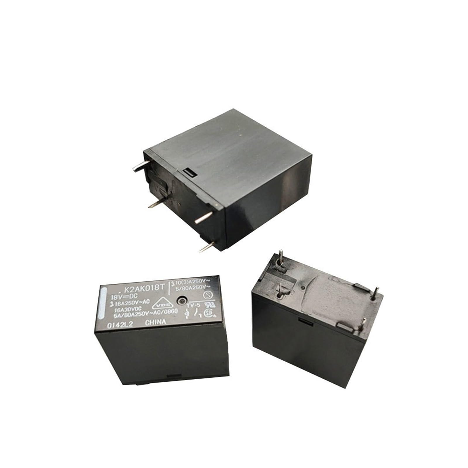 Relais K2AK018T 18V 16A haute capacité de commutation 4-pin - 2
