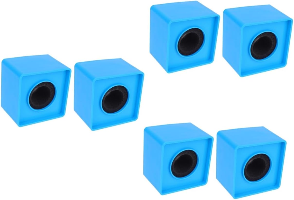 SECFOU 6pcs Portable Abs Square Microphone Logo Flag for Interviews Meetings Events for Design for and Logo Display