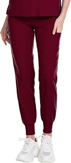 Scrub Pants for Women Jogger Pants 8 Pockets Cargo Pants Stretch Nurse Uniform Work Pants Unisex