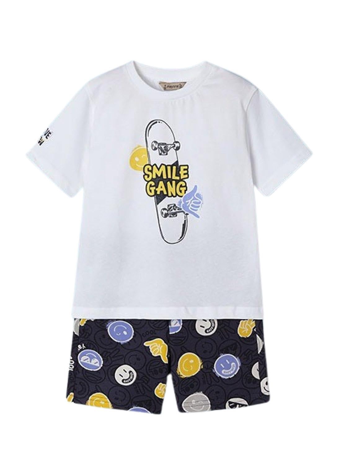 Mayoral Chandal Niño Verano – Conjunto Deportivo niño - Conjunto Verano Niño - Sport – Camiseta manga corta y Pantalon corto para niño - Ropa de Regalo – Para niños de 2 años a 8 años