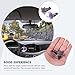 VICASKY 2pcs Moon and Star Car Vent Clips Natural Outlet Ornaments for Essential Oils Easy Install Dashboard Decor for Home Office and Travel
