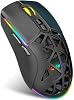 Claw's Nexus Air Wireless 10000 Dpi Pixart PMW3325 Sensor RGB Wireless Gaming Mouse with Macro Software & Interchangeable Cover - Black