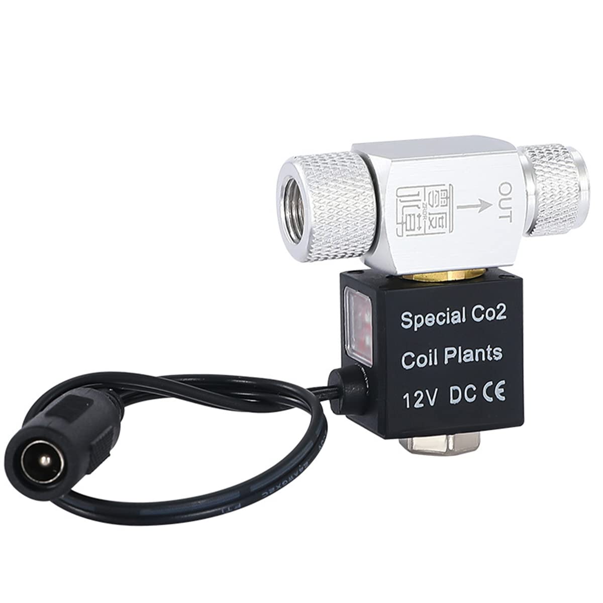 Cenpek Dc Co2 Solenoid Valve Aquarium Co2 System Regulator Magnetic Valve For Aquarium Fish Tank Water Plant Grass Grow Easy To Install