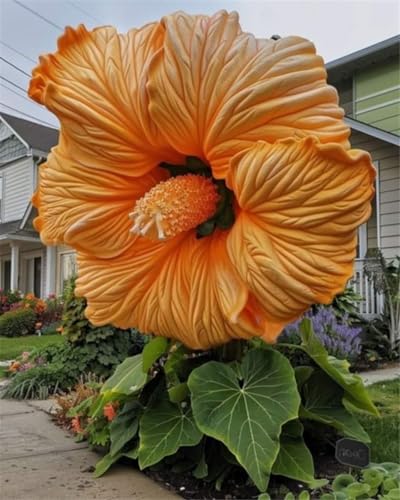 Mysteriöse magische Glühbirne,Winterhart zwiebeln, 2025 Winterhart pflanzen, Blumenzwiebel Mix-1 Hibiskus Knollen-D