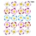 20PCS Sc0nni Hawaiian Foam Flowers Hair Clips Bridal Hair Clips For Wedding Luau Party Beach Wear Poolside Wear Favor Event Decoration(Stylish Classic 5 cm, red，blue，pink，purple，white)