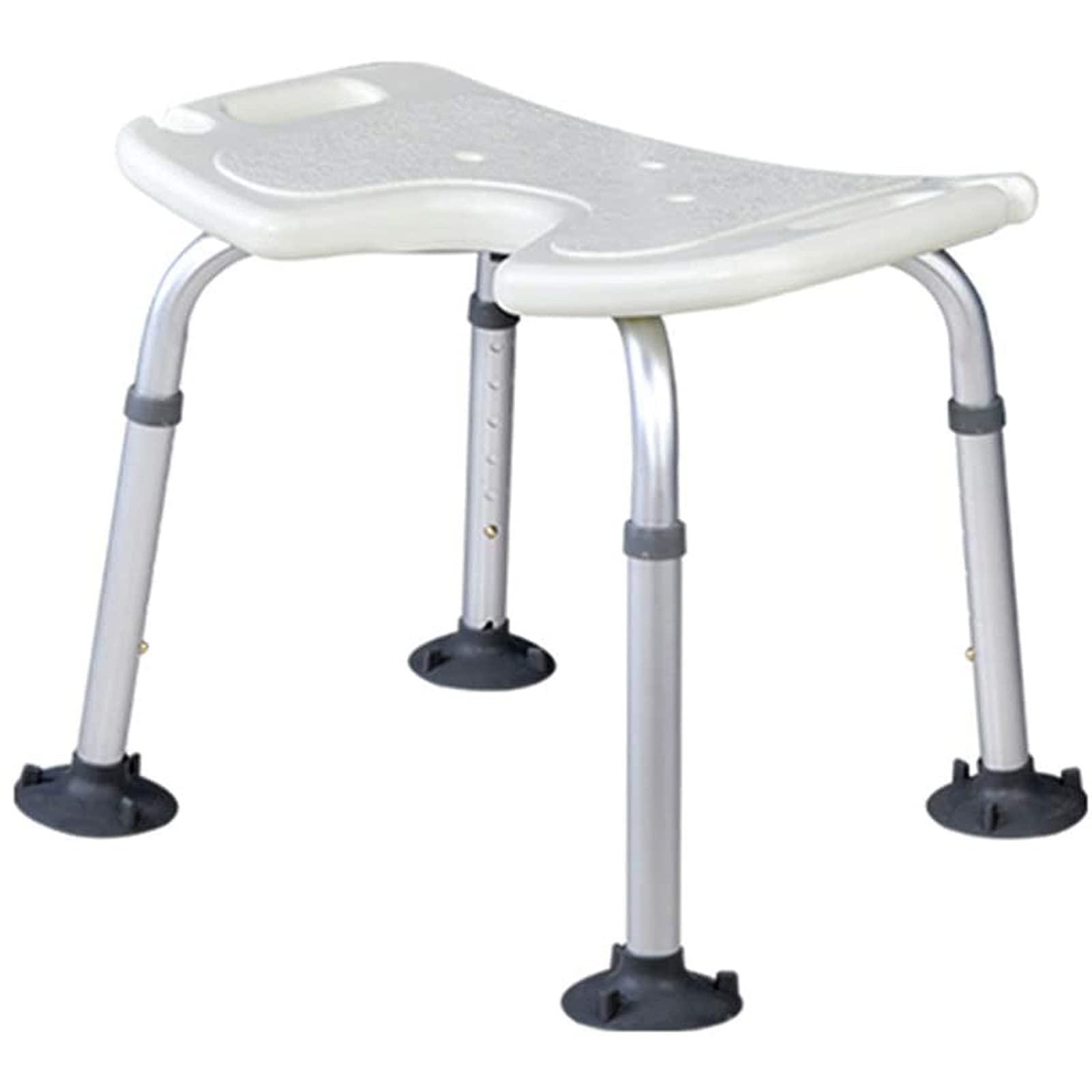 Asientos de Ducha para Ancianos con Brazos Altura Ajustable Trabajo Pesado, Bancos de Ayuda para Silla de Ducha para Adultos Discapacitados, con Soporte para Cabezal de Ducha