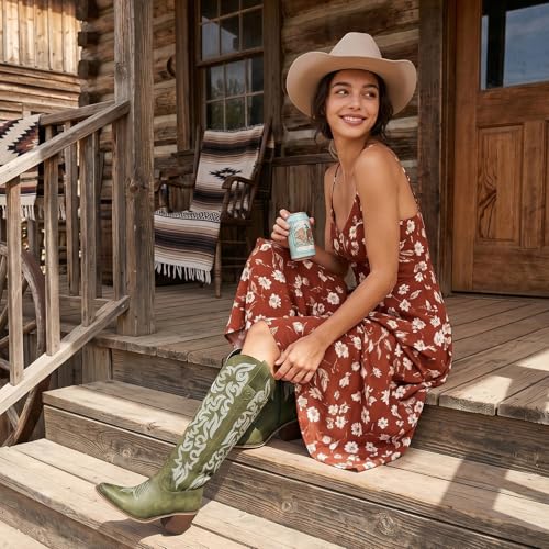 Image of wetkiss Women's Knee High Cowboy Boots