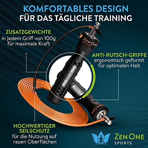 Springseil mit Zähler von ZenOne Sports für effektives Training