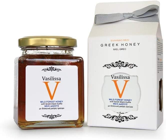 Vasilissa Greek Wild Forest Honey with Black Truffle 250gr