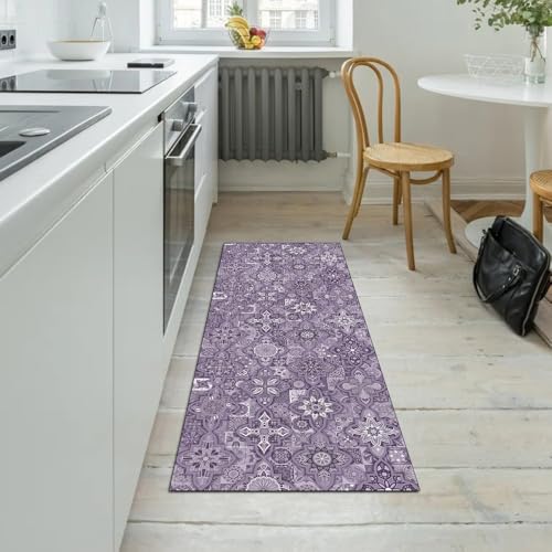 Alfombra de pasillo de 100x260cm lavable para decoracion de hogar 5