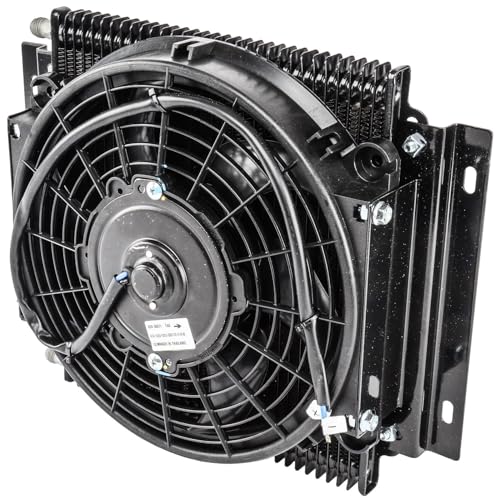 High-Performance Transmission Cooler with Fan [30,000 GVW] | High...
