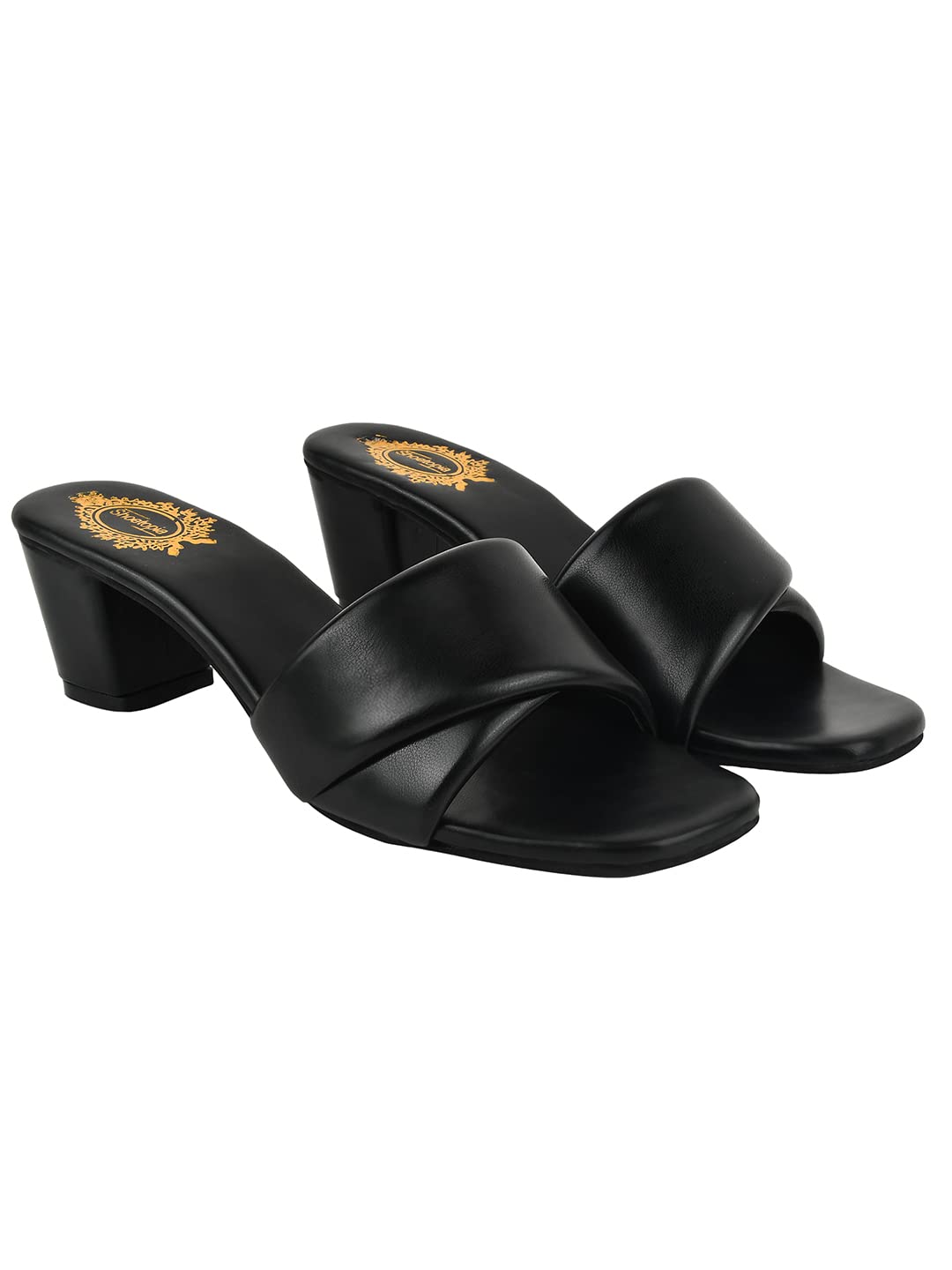 Shoetopia Eleganti tacchi a blocchi per donne e ragazze