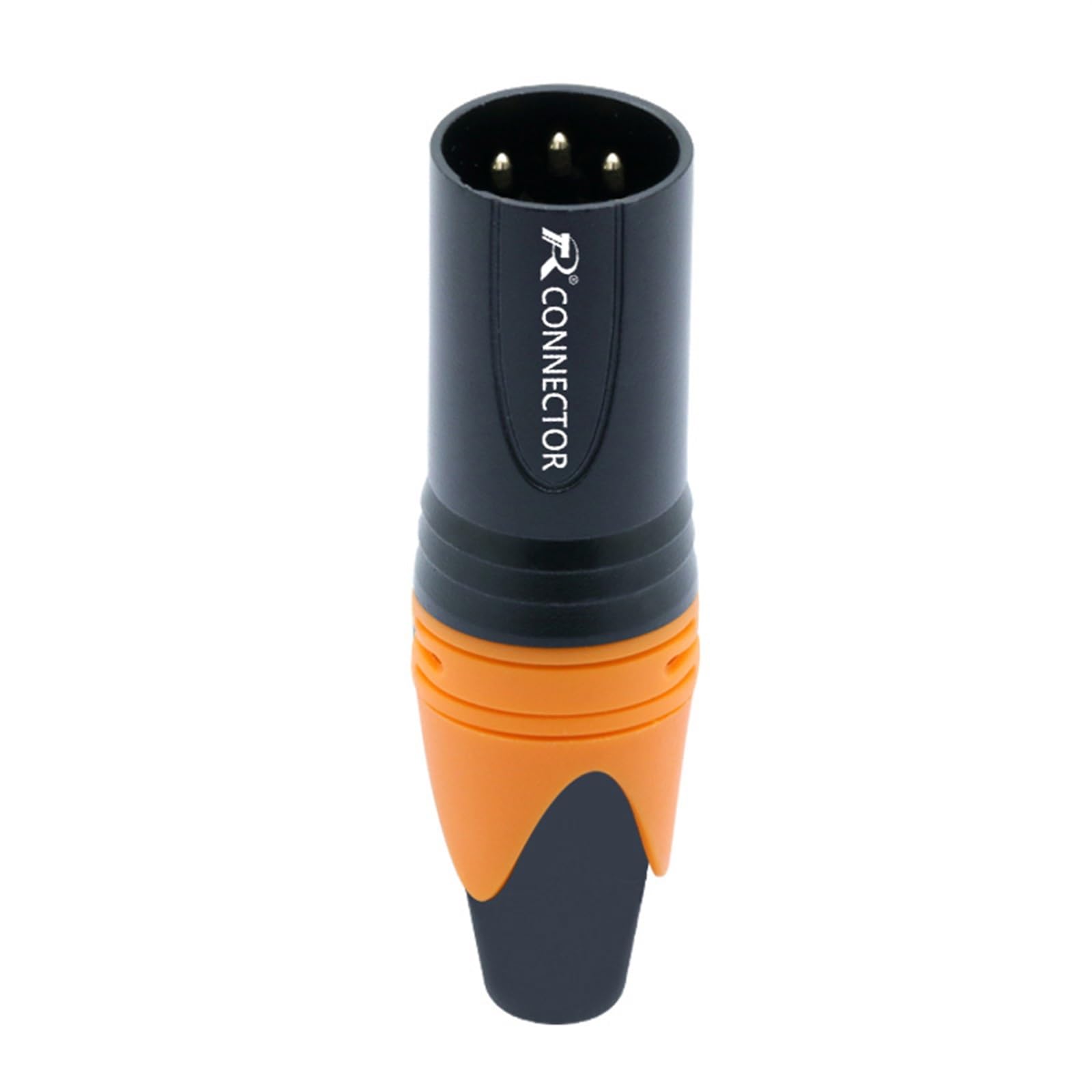 Terminal XLR de 3 pines para cable de micrófono lote de diez conectores macho naranjas