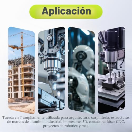 Miniatura 7 de Bacshby 20 Piezas Tuercas Para Ranuras M4, Riel Con Ranura En T,Serie 20 Tipo B,Tuercas Deslizantes,Tuerca Con Ranura En T Para Ranuras De Extrusión De Perfiles De Aluminio