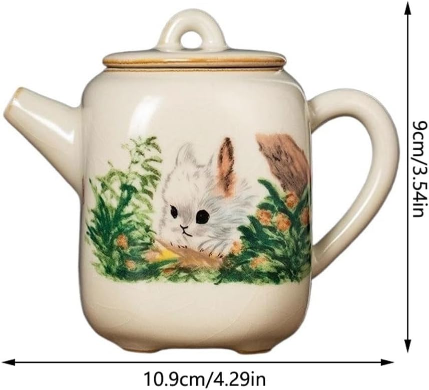 Ceramic Teapot Kung Fu Tea Set 180ML Household Tea Kettle Exquisite Tea Brewing Pot Single Pot Tea Pot Ceramic