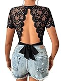 oberteil mit schleife am rücken Gelegenheit: Party / Club / Urlaub/ Lässig Alltagsleben, passt zum Pants, Rock, Shorts usw