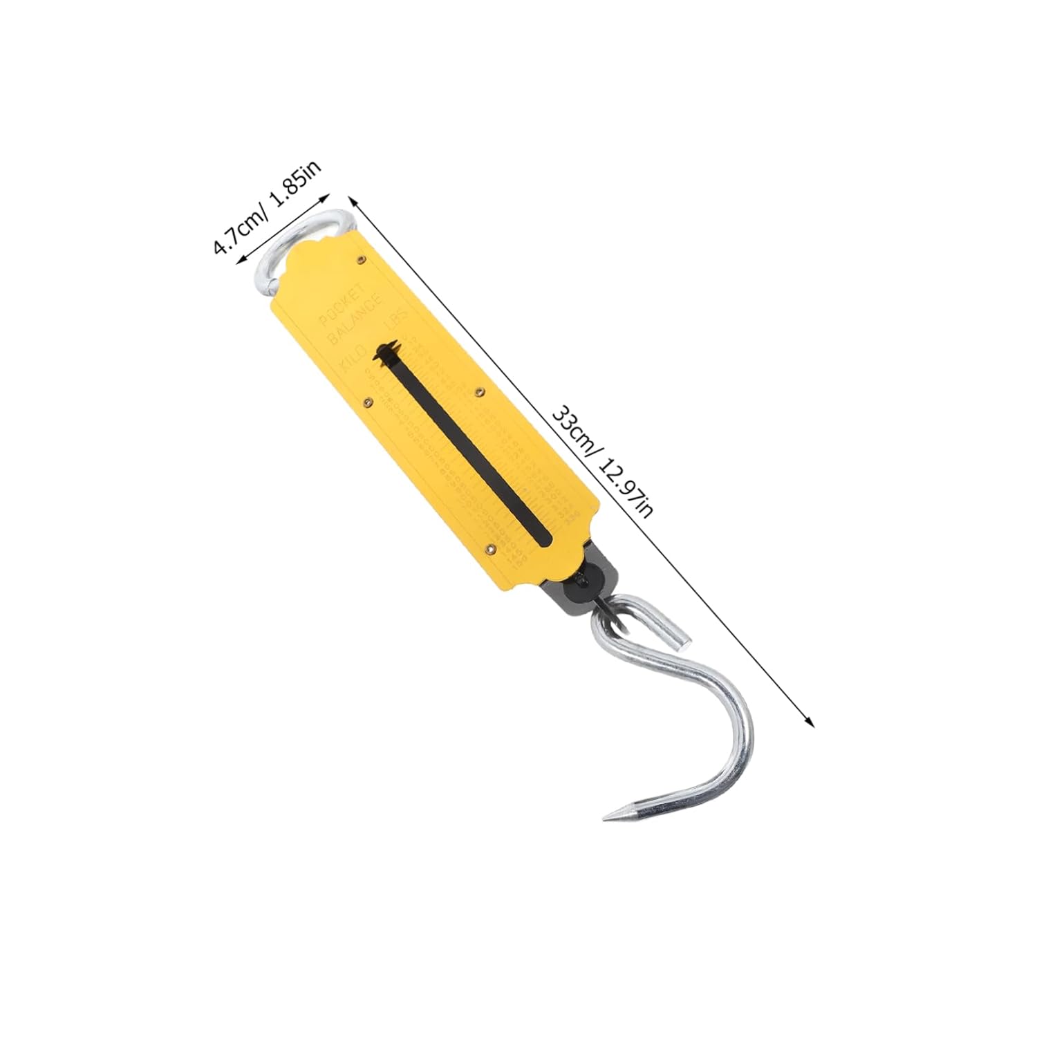 Alipis 2pcs Heavy Duty Mechanical Hook Scale Portable Produce Scale for Travel Luggage Weighing