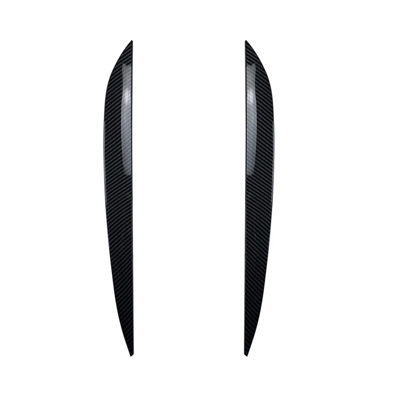 tuyda Headlight Cover Eyebrow Trim Sticker,Fit For Volkseagen,Fit For VW,Fit For Touareg 2010-2018 Head Lamp Eyelid Headlight Eyebrow Overlay ﻿(Carbon Fiber Look)