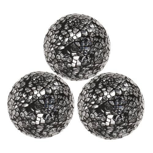 JUMPLAWN 3piezas Bolas De Decorativas para Mesa De Esferas para Centro De Mesa para Decoraciones Esféricas El Hogar