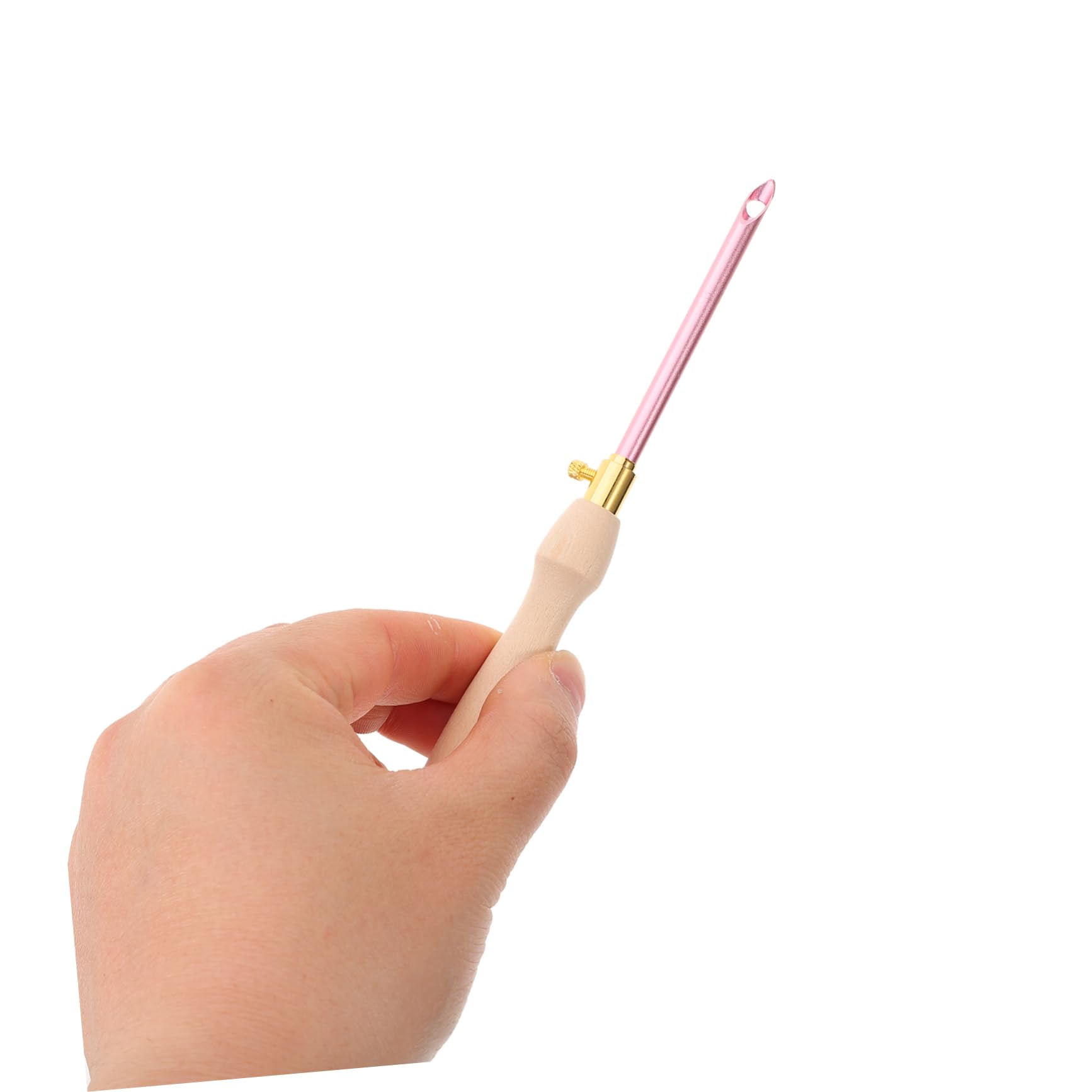 COLLBATH 1 Set DIY Punch Needle Kit Convenient Embroidery Needles for Crafting and Sewing Punch Knitting Tool for Decorative Projects and Textiles