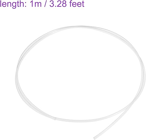 Miniatura 4 de DMiotech 5/64" ID x 1/8" OD, 3.28 pies de largo PA6 Nylon Acuario Tubo de Aire Manguera de Tubo de Nylon Neumático Transparente para Sistema de