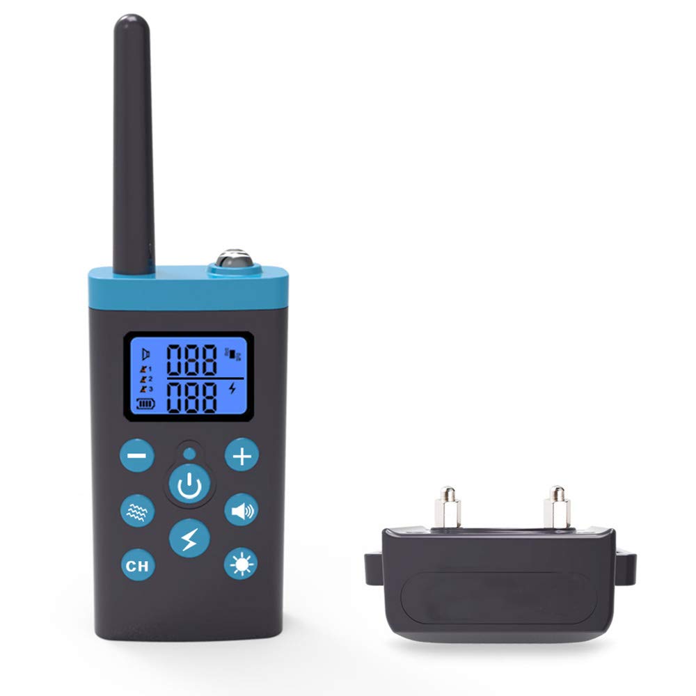 Remote Dog Training Collar Waterproof Electric Shock Collar for Dogs Rechargeable Dog Training Collar with Remote Shock Training